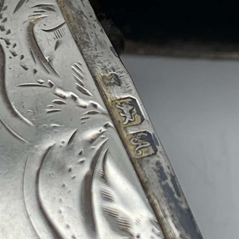Antique Combined Silver Vesta Case with Hidden Photo Frame