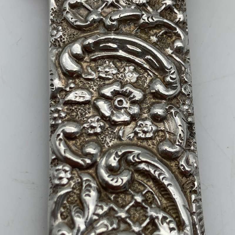 Victorian Silver Chatelaine Scissors Case (1899)