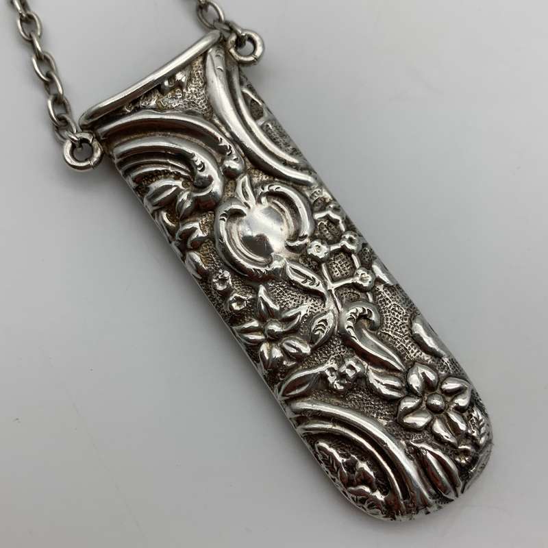Victorian Silver Chatelaine Scissors Case (1899)