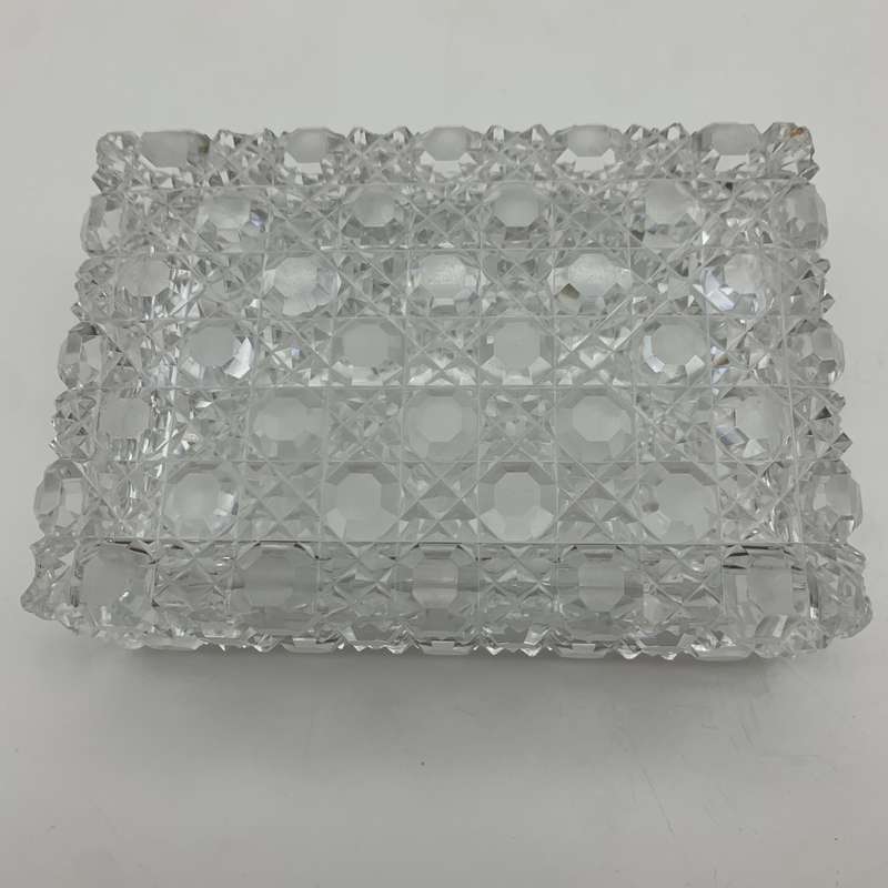 Fabulous Silver Gilt & Coral Crystal Vanity Box (1866)