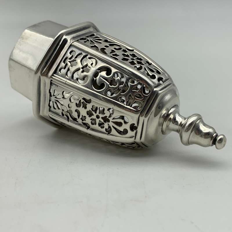 Rare Georgian Solid Silver Sugar Caster (1728)