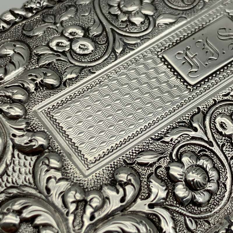 Exquisite Georgian Silver Table Snuff Box (1830)