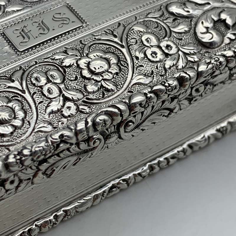 Exquisite Georgian Silver Table Snuff Box (1830)