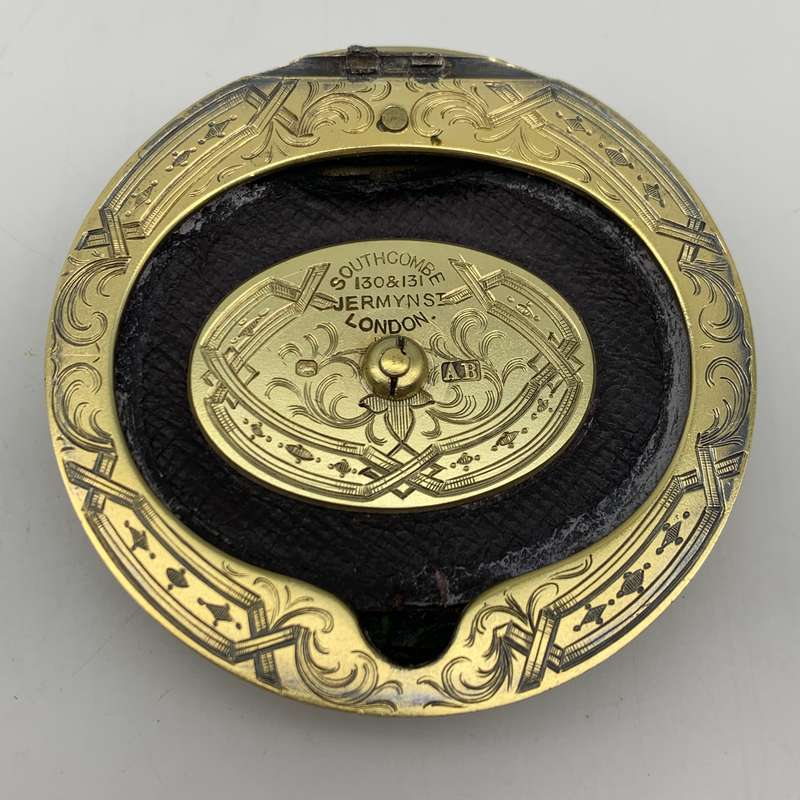 Fabulous Silver Gilt & Coral, Crystal Vanity Jar (1866)