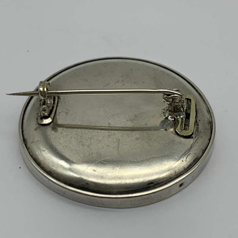Victorian Silver 'Peacock' Brooch