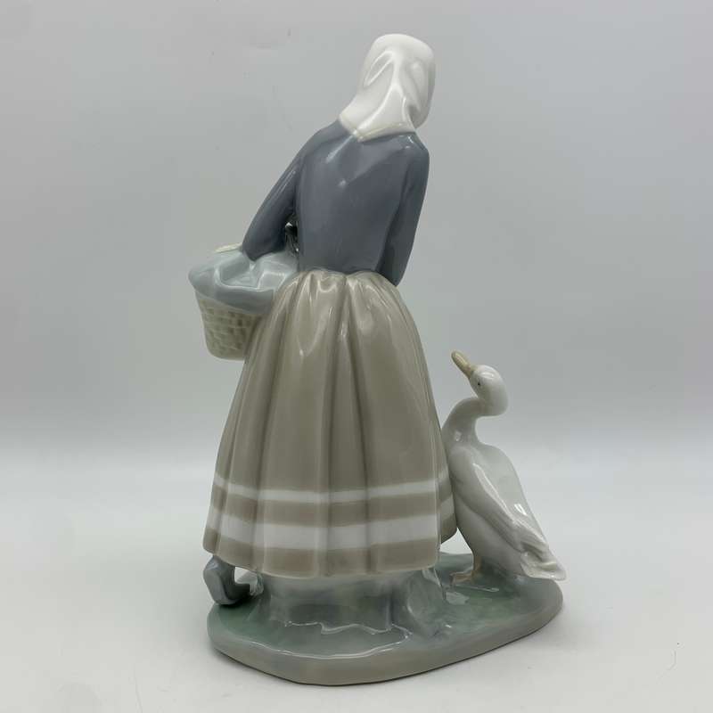 Early Lladro 'Shepherdess with Ducks' Figurine