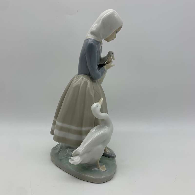 Early Lladro 'Shepherdess with Ducks' Figurine