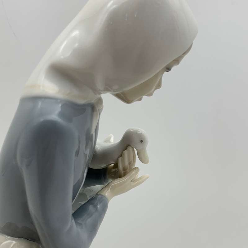 Early Lladro 'Shepherdess with Ducks' Figurine