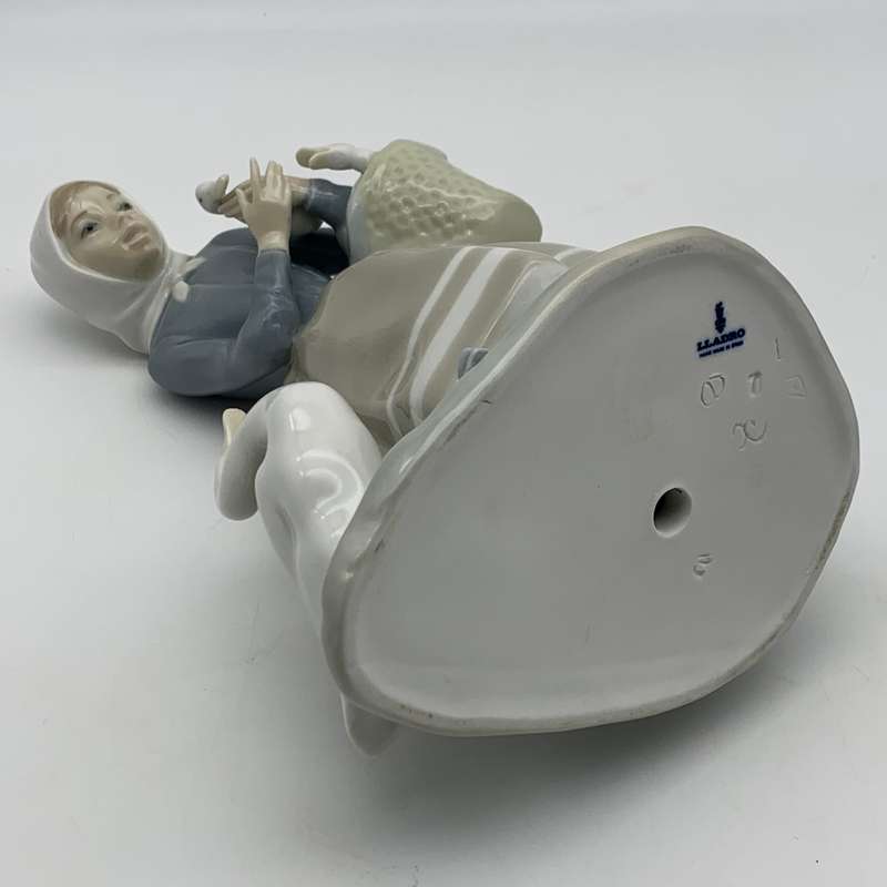 Early Lladro 'Shepherdess with Ducks' Figurine