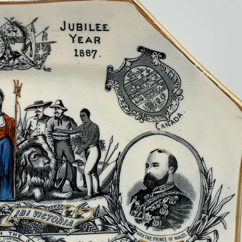 Antique Queen Victoria '1887' Empire Jubilee Plate