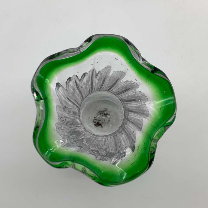 Pretty Pair of Antique 'Hand Blown' Glass Vases