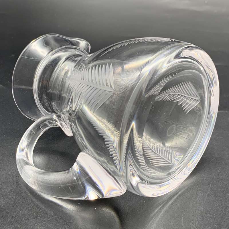 Small Lidded 'Stuart Crystal' Jug (Fern Pattern)