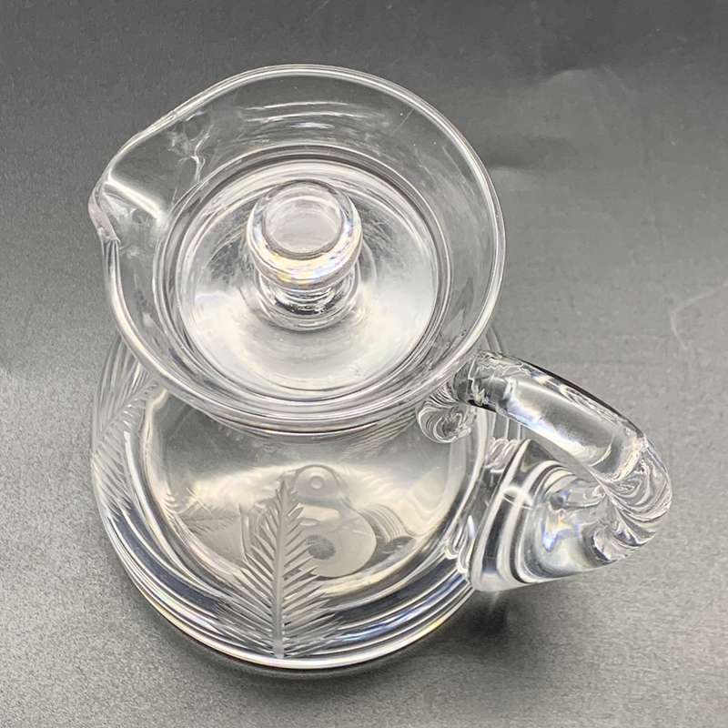 Small Lidded 'Stuart Crystal' Jug (Fern Pattern)