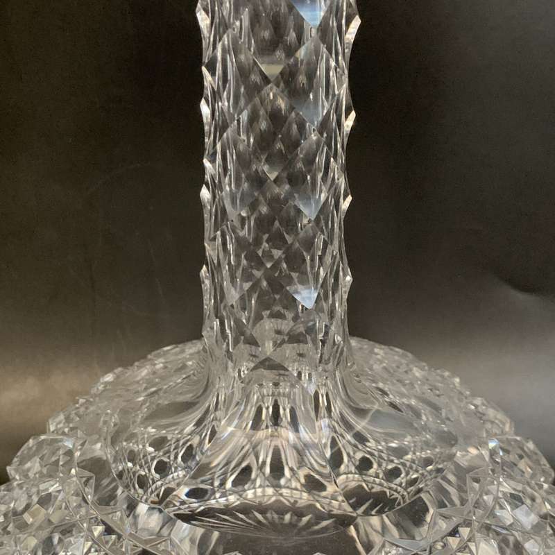 Victorian Cut-Crystal Wine/Sherry Decanter