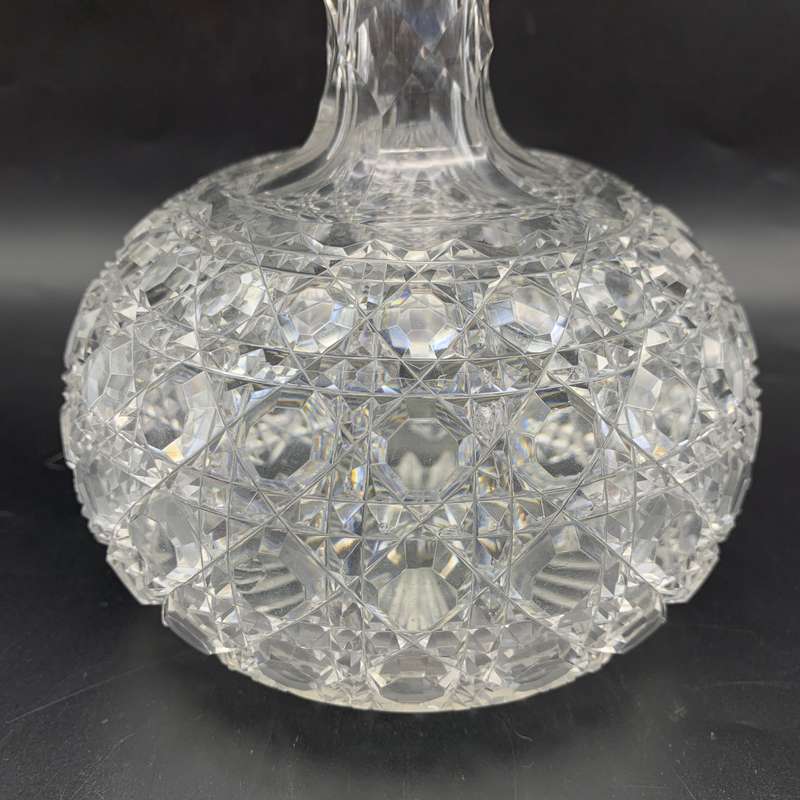 Victorian Cut-Crystal Wine/Sherry Decanter