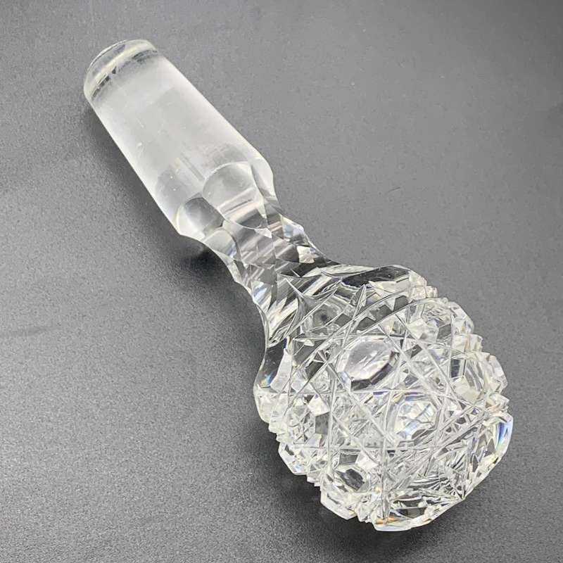 Victorian Cut-Crystal Wine/Sherry Decanter