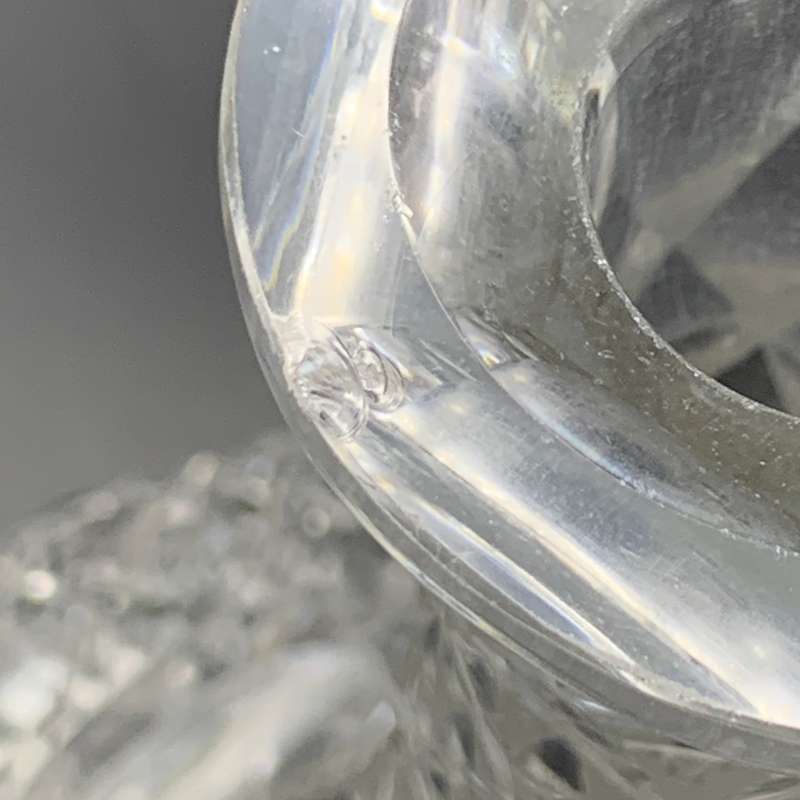 Victorian Cut-Crystal Wine/Sherry Decanter
