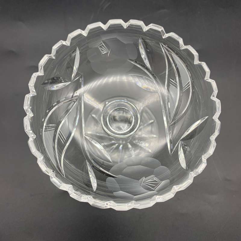 Vintage 'Rose-Cut' Crystal Sweet Stand