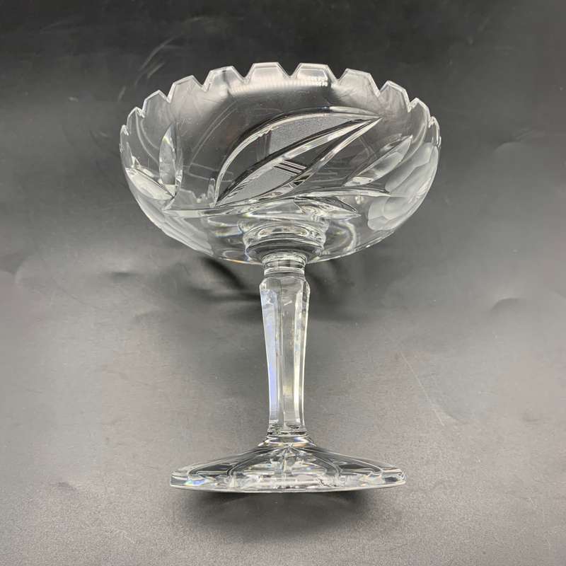 Vintage 'Rose-Cut' Crystal Sweet Stand