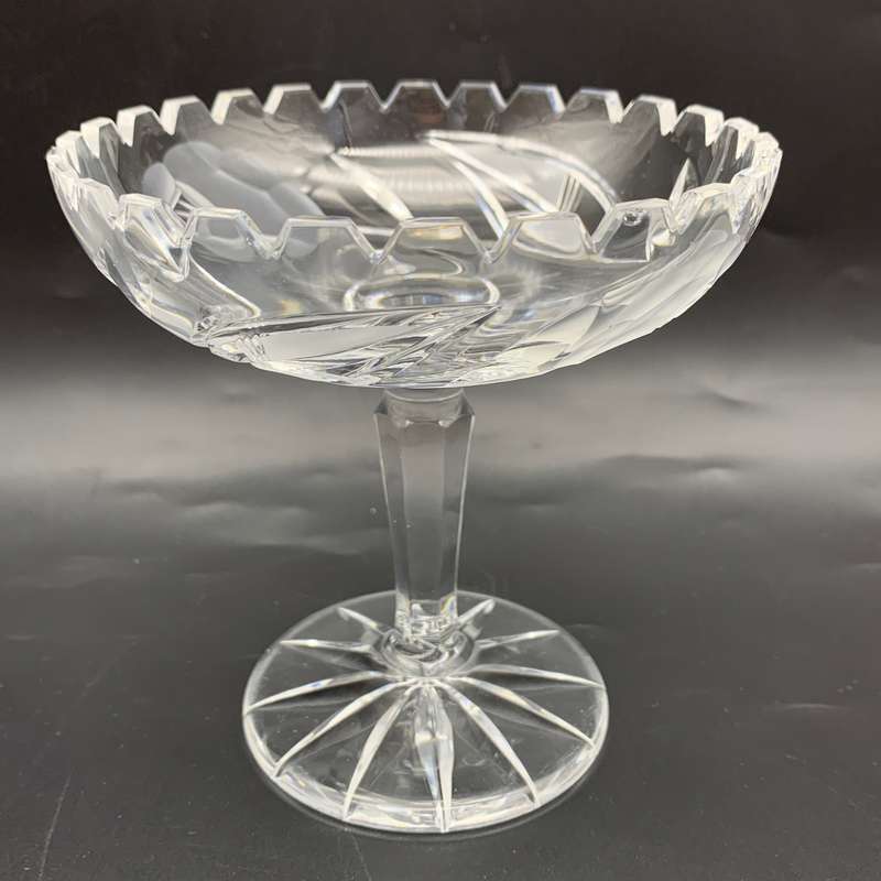 Vintage 'Rose-Cut' Crystal Sweet Stand