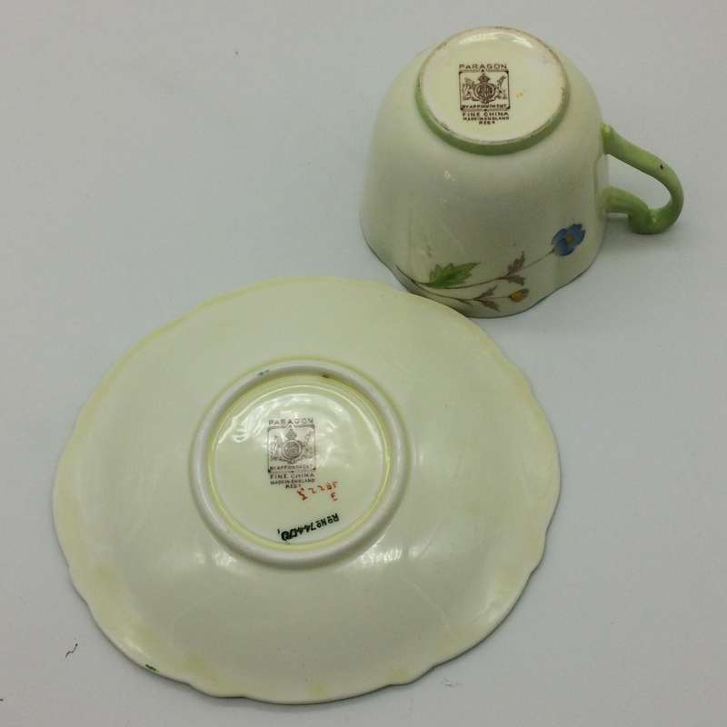 Lovely 'Paragon' Teacup and Saucer (1930's)