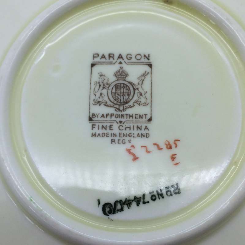 Lovely 'Paragon' Teacup and Saucer (1930's)