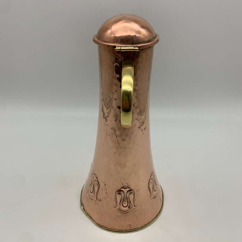 Art Nouveau 'WMF' Copper & Brass Jug