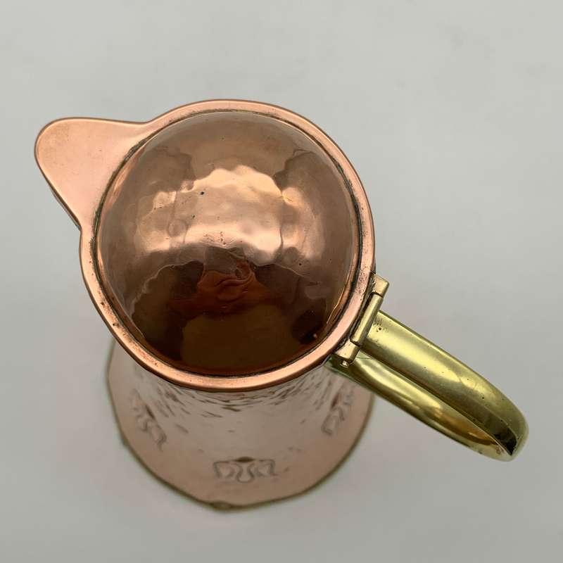 Art Nouveau 'WMF' Copper & Brass Jug