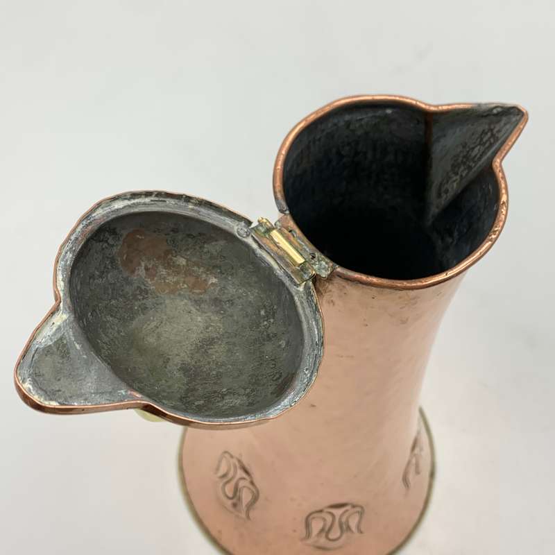 Art Nouveau 'WMF' Copper & Brass Jug