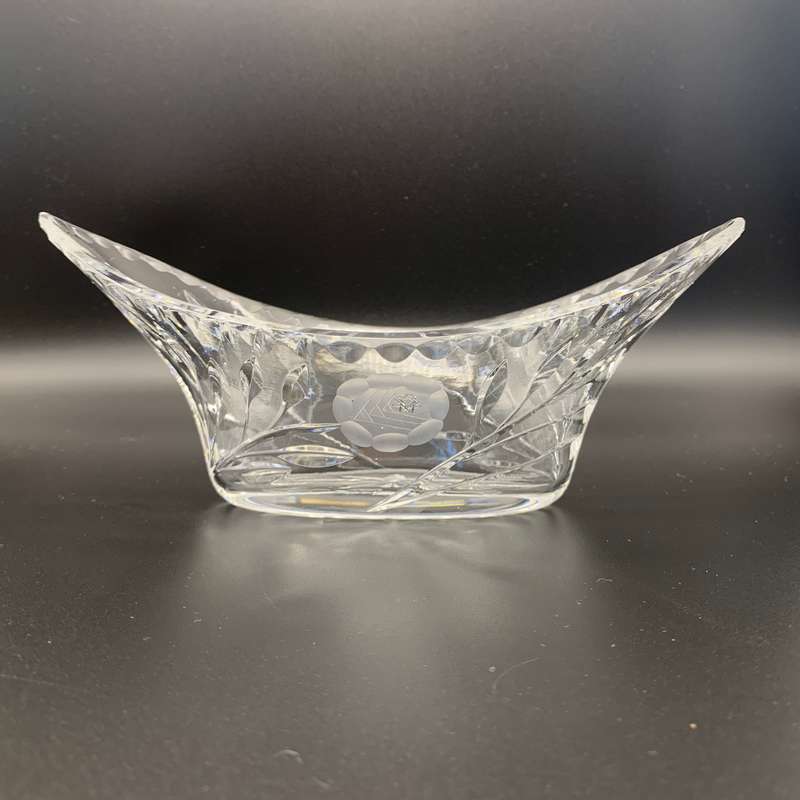 Vintage 'Rose-Cut' Crystal Bowl