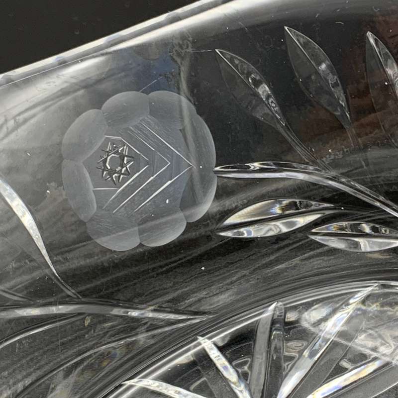 Vintage 'Rose-Cut' Crystal Bowl
