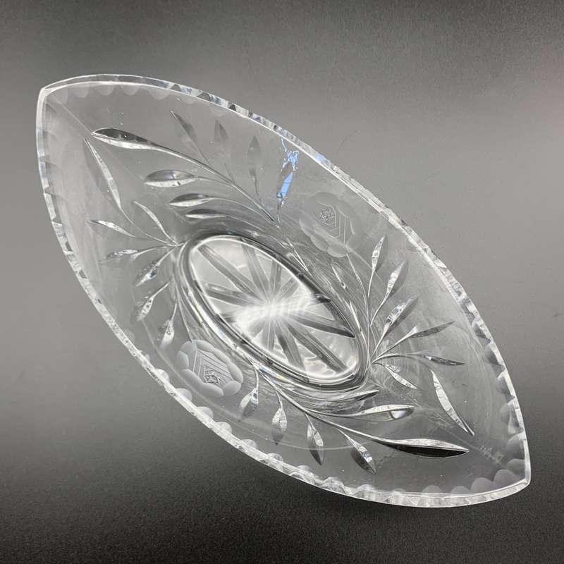Vintage 'Rose-Cut' Crystal Bowl