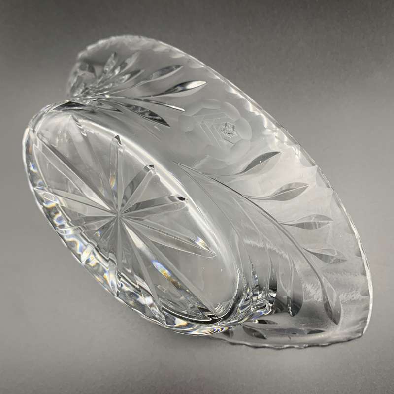 Vintage 'Rose-Cut' Crystal Bowl