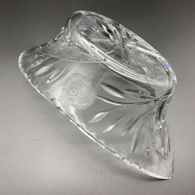 Vintage 'Rose-Cut' Crystal Bowl