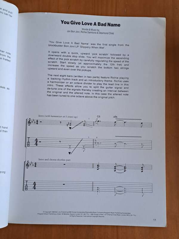 Original Richie Sambora: By Ralph Agresta. An annotated guide to the guitar technique of Richie Samb
