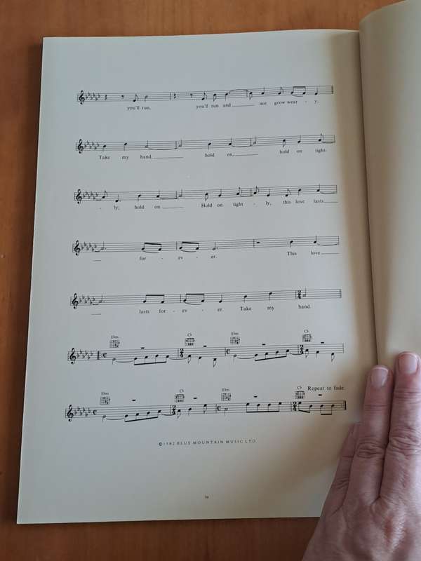 U2 Portfolio -  Vintage sheet music book  - 1988 -  Guitar