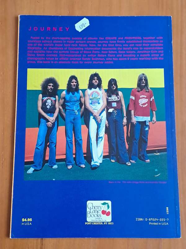 Journey  -  Vintage biography by Robyn Flans  - 1988
