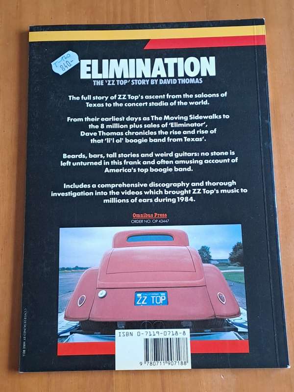 Elimination : The "ZZ Top" story by David Thomas - 1985