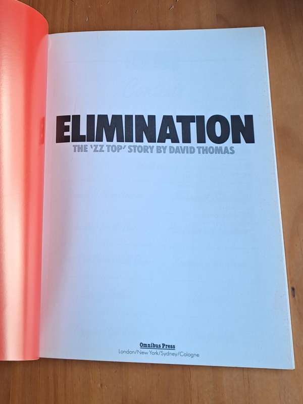 Elimination : The "ZZ Top" story by David Thomas - 1985