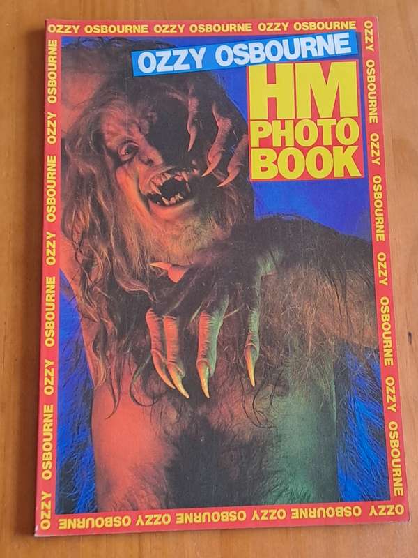 Ozzy Osbourne heavy metal photo book - 1984