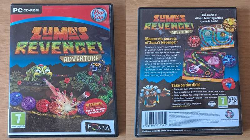 PC Game : Zuma's revenge! Adventure