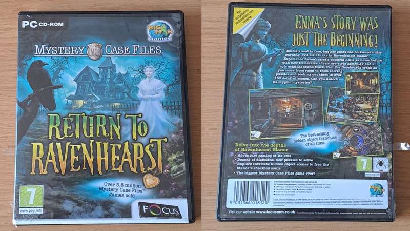 PC Game : Mystery case files - return to Ravenhearst