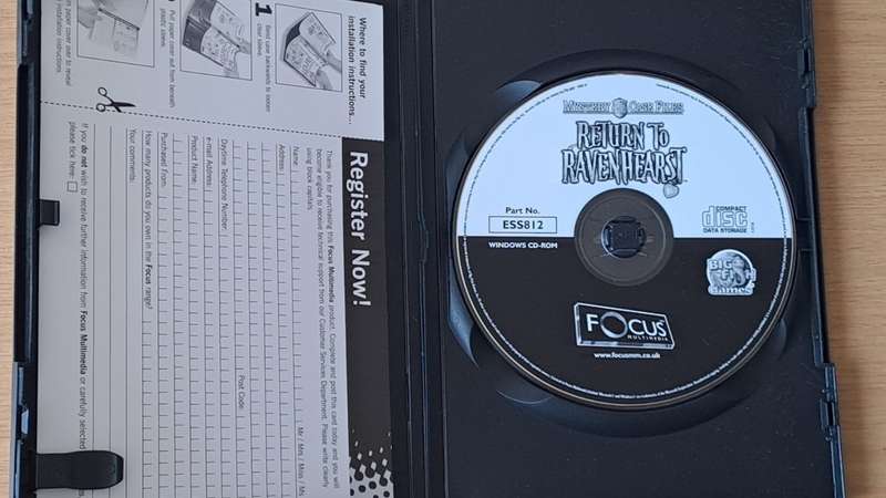 PC Game : Mystery case files - return to Ravenhearst