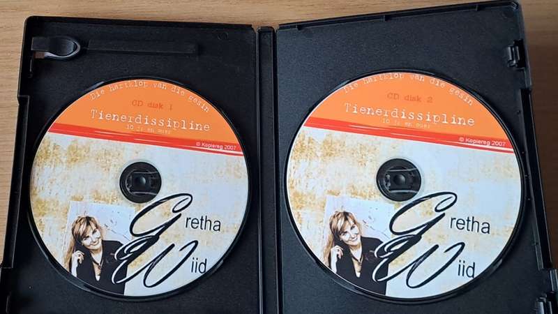 2 Disk CD : Gretha Wiid - Tienerdissipline 10 jr en ouer