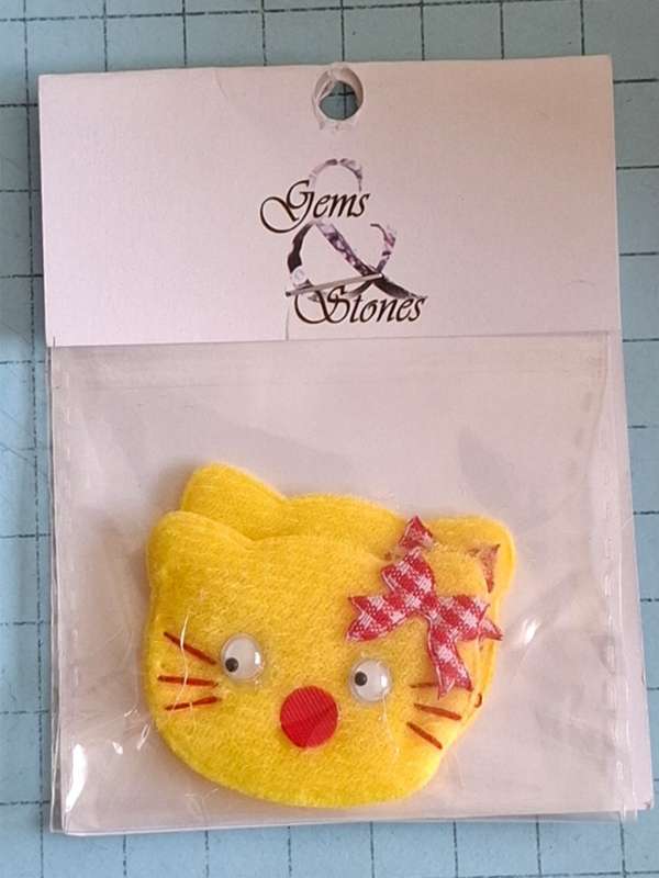 Patch - Yellow cat  - pair