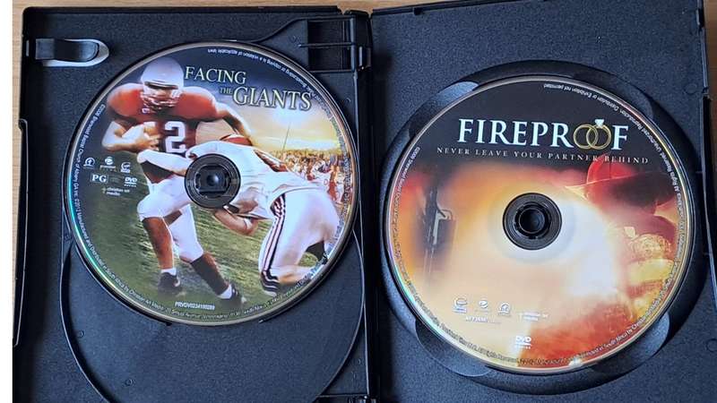DVD : Triple Play: Fireproof + Facing the giants + Flywheel