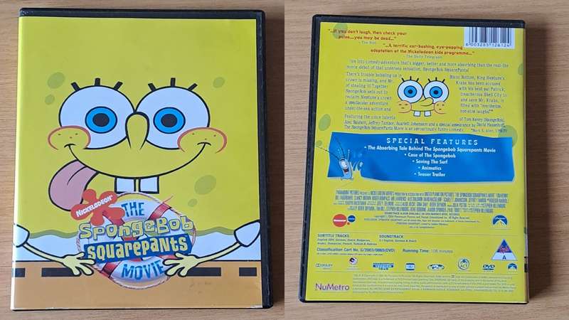 DVD : The SpongeBob Squarepants movie