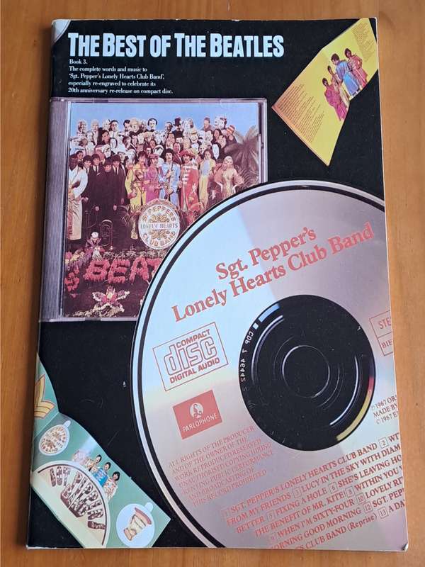 The Best of the Beatles - Sgt Pepper's Lonely Hearts Club Band -  Book 3 - 1987
