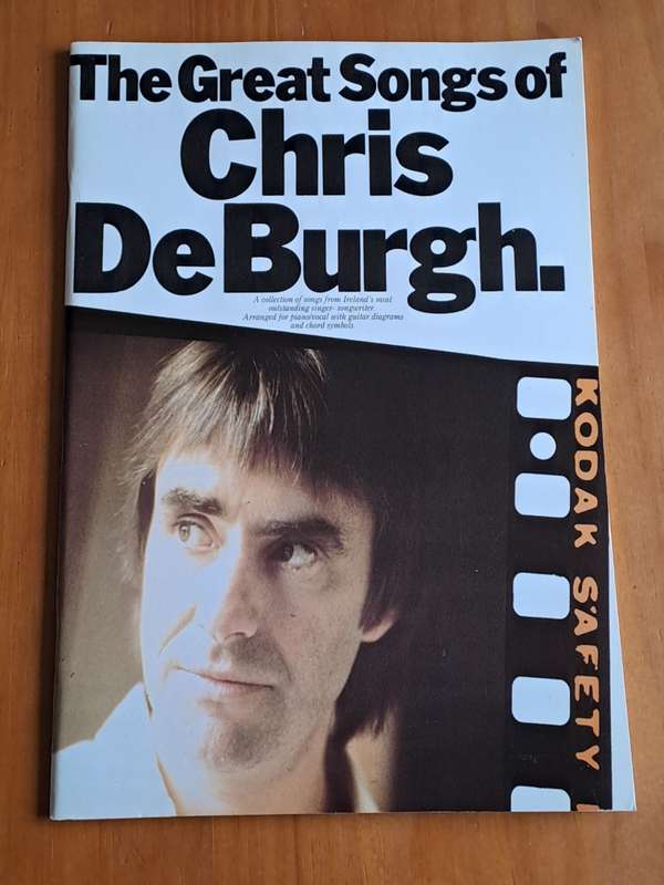 The Great Songs of Chris De Burgh (Piano Vocal Guitar) - by Denver John - 1984