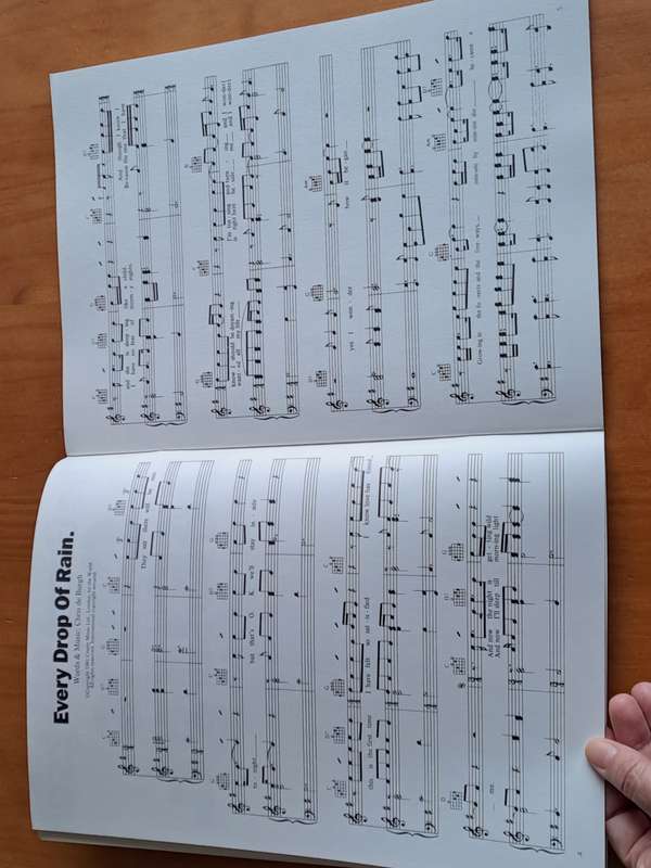 The Great Songs of Chris De Burgh (Piano Vocal Guitar) - by Denver John - 1984